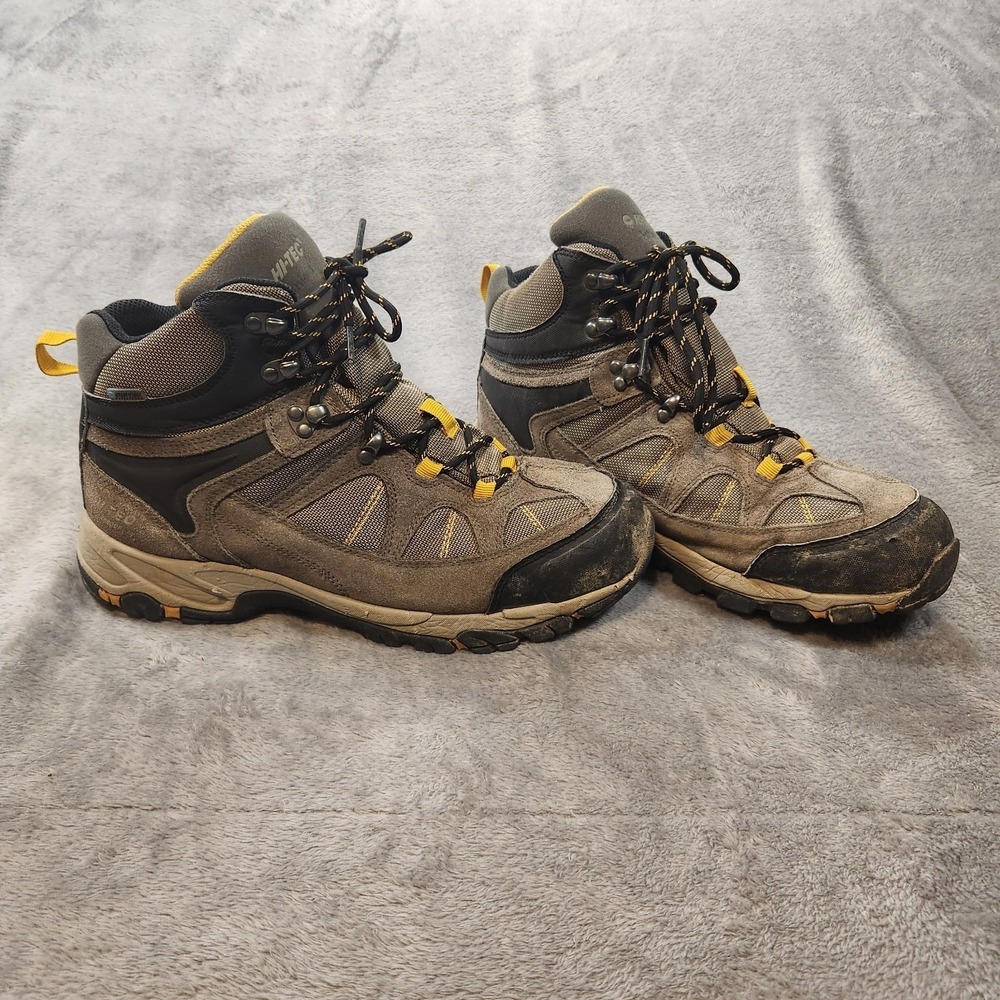 Hi-Tec Boots Mens 10.5 Gray Altitude Lite Waterproof Hiking Hi Tec Gorpcore - Picture 3 of 11